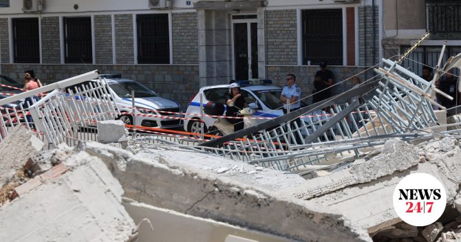Κατάρρευση κτιρίου στα Πετράλωνα – Εκκενώνεται και