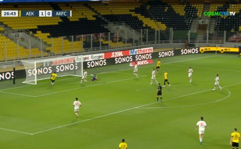 Το γκολ του Ζίνι που ακυρώθηκε για οφσάιντ (VID)