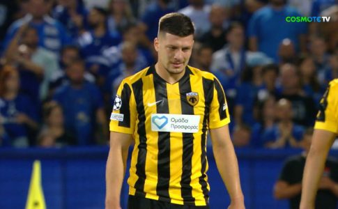 Λέφσκι Σόφιας – ΑΕΚ: Ο Γιόβιτς αστοχεί μετά το λάθος του γκολκίπερ Βούτσοφ! (VID)