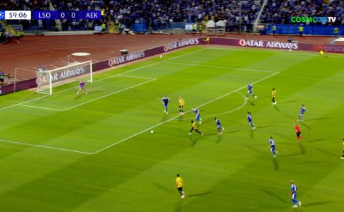 Λέφσκι Σόφιας – ΑΕΚ: Η προσποίηση και το σουτ του Ζίνι (VID)