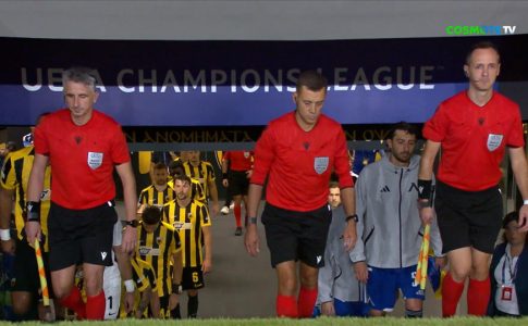 Η τρομερή είσοδος των ομάδων με τον ύμνο του Champions League (VID)