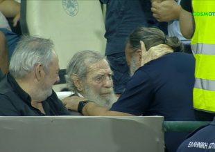 Ο θερμός εναγκαλισμός Γιώργου Βαρδινογιάννη- Μάριου Ηλιόπουλου (VID)