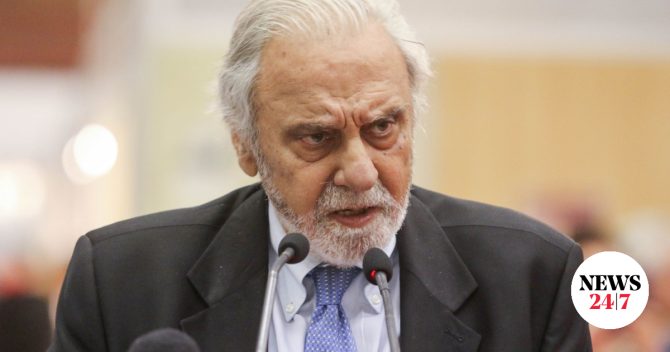 Κωνσταντίνος Τσουκαλάς: Συγκίνηση στο τελευταίο αντίο στη Ριτσώνα