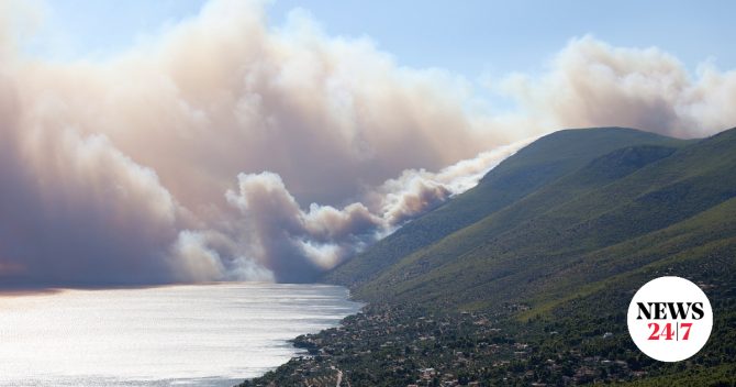 Πόρτο Γερμενό: Έως και 14°C υψηλότερη η θερμοκρασία του εδάφους μετά τη φωτιά