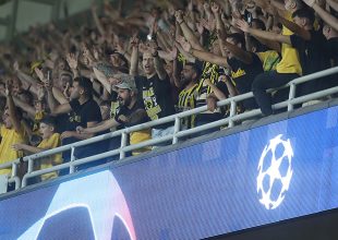 Ντύθηκε Champions League η Αγιά Σοφιά – Έτοιμη για τη μεγάλη βραδιά (VID)
