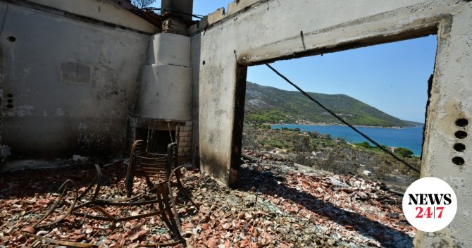 Δυτική Αττική: Ακατάλληλα 7 στα 10 κτίρια στις πυρόπληκτες περιοχές
