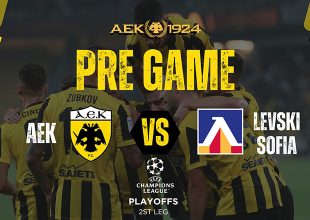 PRE GAME από την Allwyn Arena για το ΑΕΚ – Λέφσκι
