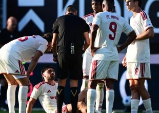 Ναϊμέγκεν – Ολυμπιακός: Ο Ζότα Σίλβα έγινε αναγκαστική αλλαγή στο 15′, στη θέση του ο Φορτούνης