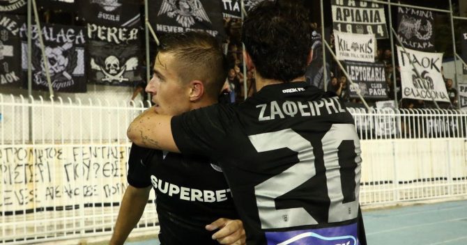 Ατρόμητος – ΠΑΟΚ 1-2: Ο Δικέφαλος πέρασε με ανατροπή από το Περιστέρι με εκτελεστή Πέλκα και δαίμονα Άλι