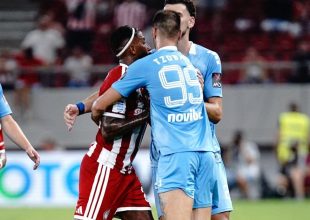 Ολυμπιακός – Ατρόμητος 1-0: Η κόκκινη κάρτα στον Ρόντινει και η σύρραξη μεταξύ των παικτών των δύο ομάδων