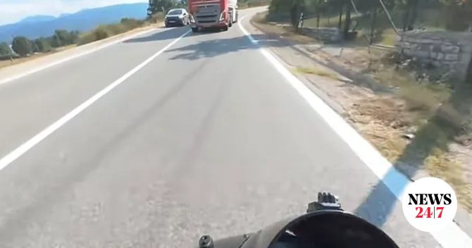 Προσήχθη ο οδηγός του βυτιοφόρου που έκανε την επικίνδυνη προσπέραση