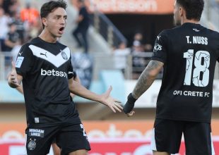 ΟΦΗ – Βόλος 2-0: Απτόητος καθάρισε με το αυτογκόλ του Σιαμπάνη και το πέναλτι του Νους, φορτσάτος στη ρεβάνς της Σόφιας