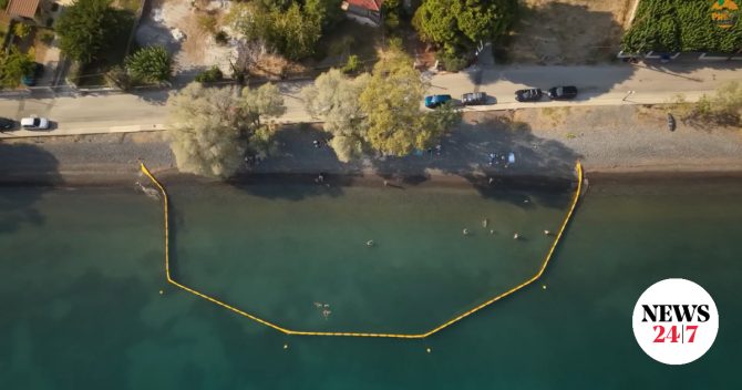 Διακοπές με πλωτά φράγματα στην Εύβοια: “Ο κόσμος φοβόταν τις τσούχτρες”