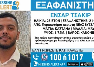 Συναγερμός για την εξαφάνιση 31χρονου από την Έδεσσα