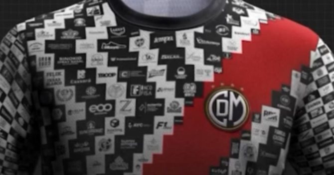 Ομάδα από το Περού παρουσίασε φανέλα με 1.000 διαφορετικούς χορηγούς