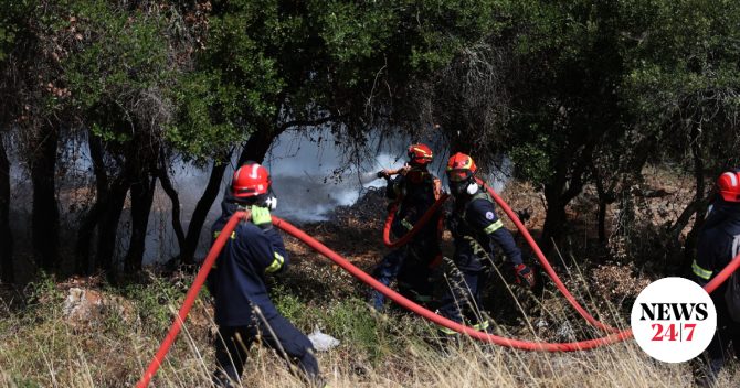 Δύο συλλήψεις σε Μαρούσι και Χίο για εμπρησμό από αμέλεια