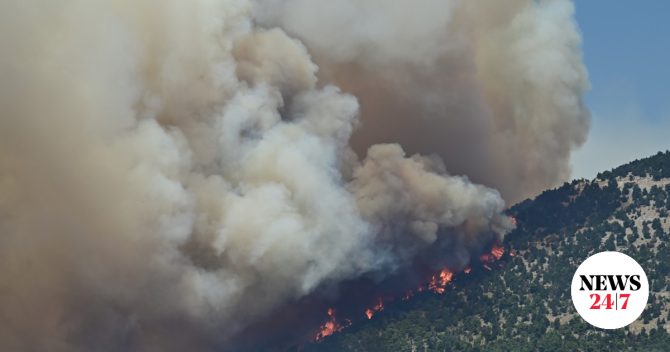 Φωτιά στη Δυτική Αττική: Πώς μέσα σε λιγότερο από δύο ώρες οι φλόγες έφτασαν στην Ψάθα