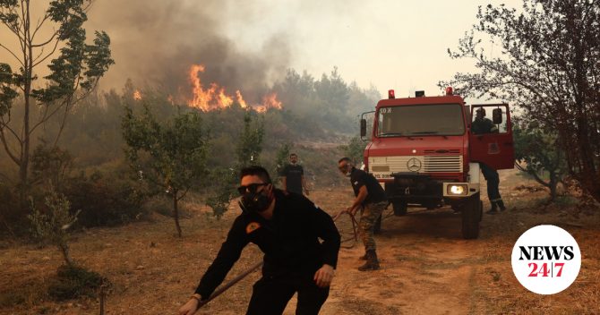 Υψηλός κίνδυνος πυρκαγιάς την Τρίτη σε 11 περιοχές