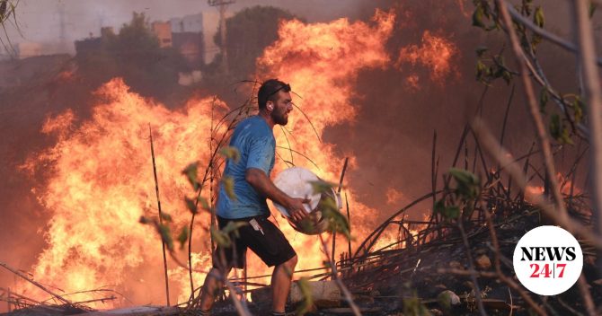 Φωτιές: Σε κατάσταση “Red Code” Αττική, Βοιωτία και Εύβοια την Κυριακή