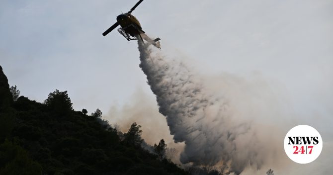 Αγρίνιο: Φωτιά στη Μεγάλη Χώρα