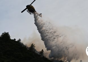 Φωτιά στον Λουτρόπυργο Αττικής – Επιχειρούν 5 εναέρια, πού έχει διακοπεί
