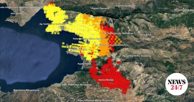 Βοιωτία – Αττική: Πάνω από 100.000 στρέμματα έχουν καεί
