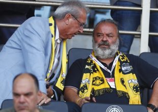 Στο Παγκρήτιο για τον τελικό του Super Cup ο Μάριος Ηλιόπουλος (ΦΩΤΟ)