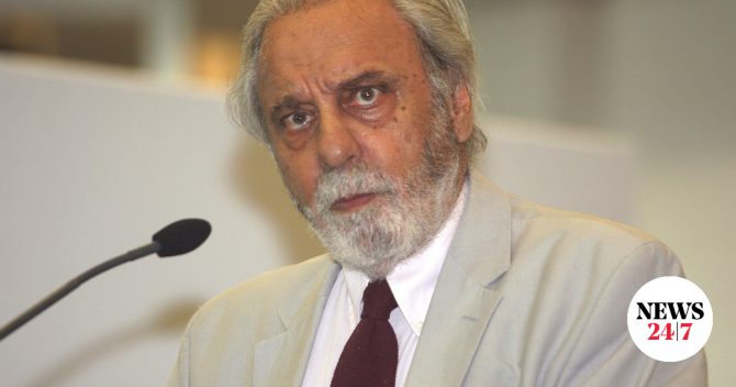 Ακαδημία Αθηνών: Μεσίστια επί 3 ημέρες η σημαία για τον θάνατο του Κωνσταντίνου Τσουκαλά