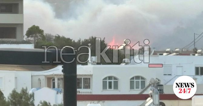 Κρήτη: Χωρίς ενεργό μέτωπο η φωτιά στο Ρέθυμνο