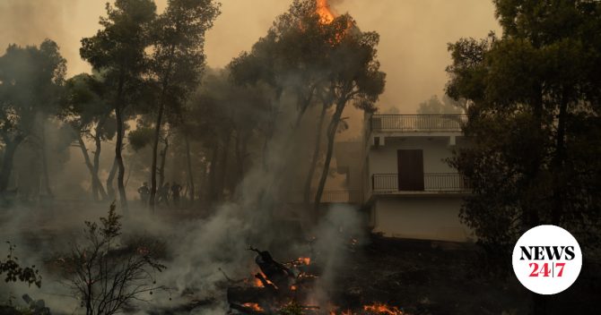 Η συγκλονιστική μάχη των πυροσβεστών στη Λούμπα