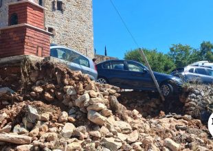 Μάνη: Σαρωτικό το πέρασμα της κακοκαιρίας – Δεκαπλάσια της συνηθισμένης