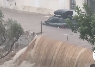 Πλημμύρες στη Μάνη: Ποτάμια οι δρόμοι
