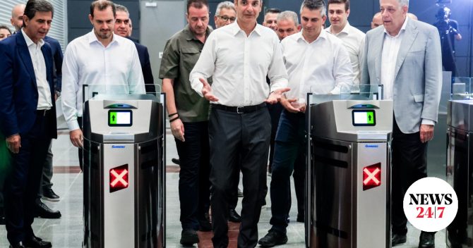 Μετρό Θεσσαλονίκης: Τα εγκαίνια της νέας γραμμής παρουσία Μητσοτάκη