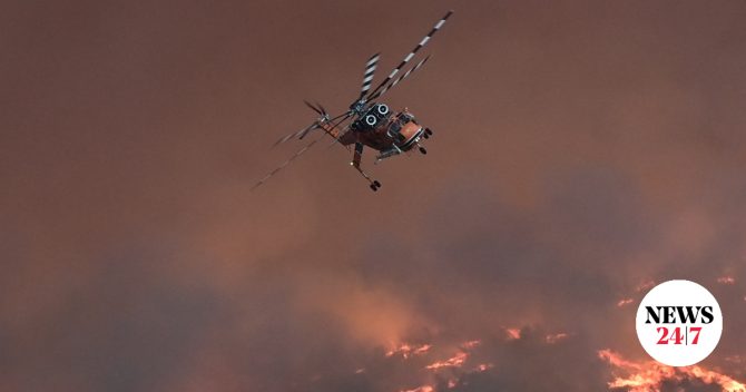Βοιωτία: Συγκλονιστικό timelapse βίντεο δείχνει την εξέλιξη της φωτιάς