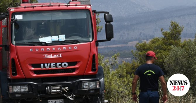 Φωτιά στον Άγιο Γεώργιο Κέρκυρας