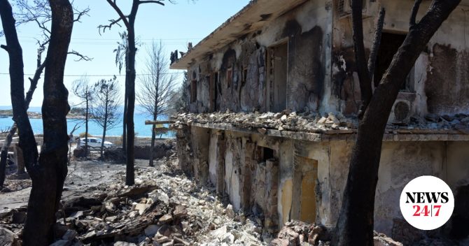 Σαλαμίνα: Aυτοψίες στα καμένα – Σε εξέλιξη οι έρευνες για τα αίτια της φωτιάς