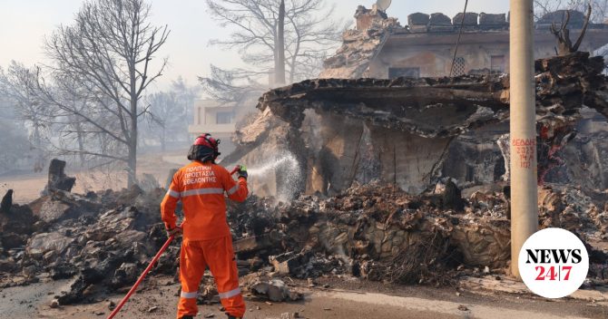 Φωτιά στη Σαλαμίνα: Κάτοικοι άκουσαν την έκκληση των δύο νεκρών για βοήθεια
