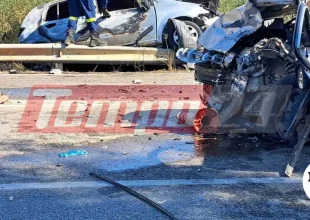 Σοκαριστικό τροχαίο στην Κάτω Αχαΐα