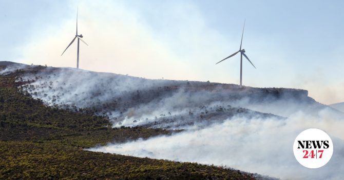 Βοιωτία: Αναστολή λειτουργίας του αιολικού πάρκου από όπου ξεκίνησε