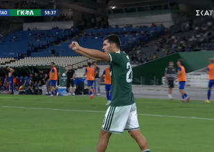 Παναθηναϊκός – Νίκη Βόλου: Το 1-0 με την κεφαλιά του Ταμπόρδα (VID)
