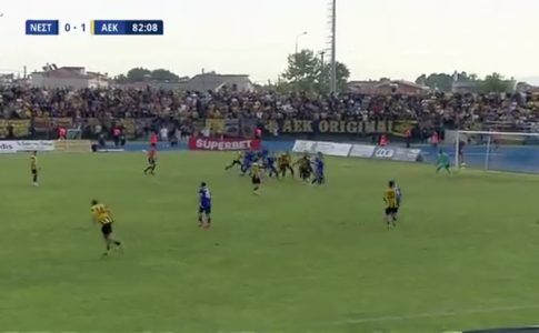 Kεφαλιά του Γκεοργκίεφ για το 0-2 της ΑΕΚ (VIDEO)
