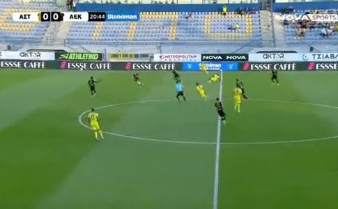 0-1 η ΑΕΚ με αυτογκόλ! (VID)