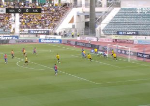Στο δοκάρι η μεγάλη ευκαιρία του Κόμπα (VID)