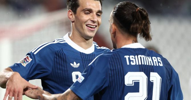 Σερβία – Ελλάδα 1-2: Η Εθνική τέζαρε τη Σερβία με World Class Τζόλη και κεφαλιά “κανόνι” του Δουβίκα στο 95′
