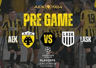 PRE GAME από την Allwyn Arena για το ΑΕΚ – ΛΑΣΚ