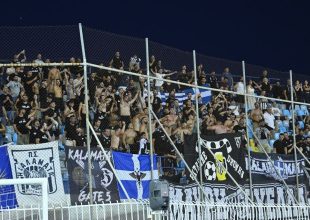 Ατρόμητος – Καλαμάτα: Δυναμικό παρών στο Περιστέρι από τους οπαδούς της Μαύρης Θύελλας