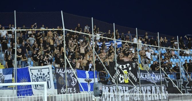 Ατρόμητος – Καλαμάτα: Δυναμικό παρών στο Περιστέρι από τους οπαδούς της Μαύρης Θύελλας