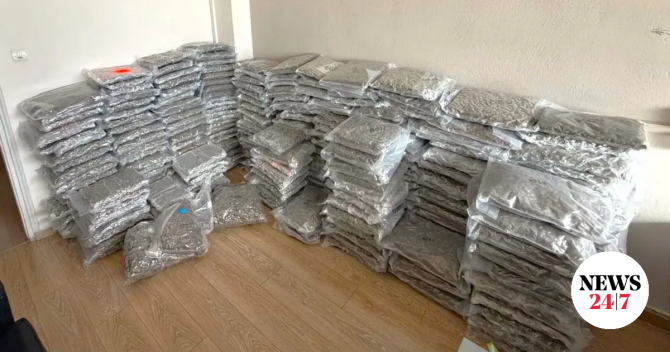 Ηγουμενίτσα: Πάνω από 300 κιλά κάνναβης σε φορτηγό