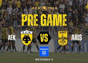 PRE GAME από την Allwyn Arena για το ΑΕΚ – Άρης