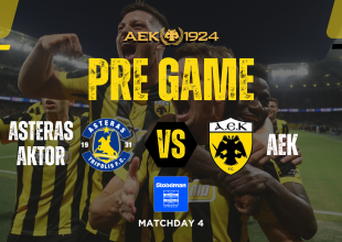 PRE GAME από την Τρίπολη για το Asteras Aktor – ΑΕΚ